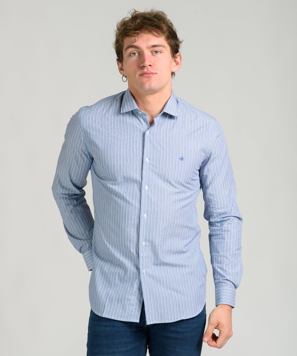 Camisa Milano Stripes Slim Fit