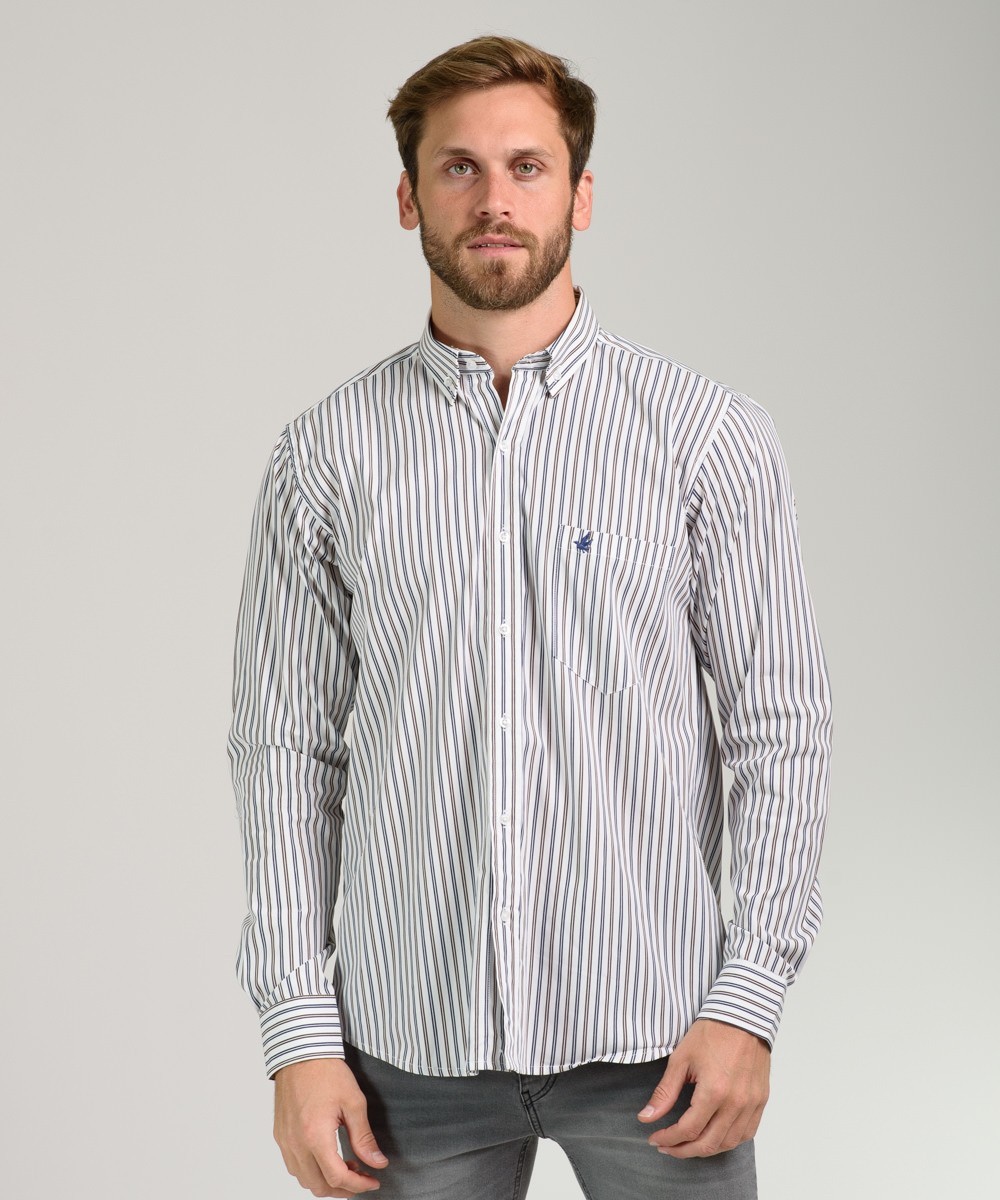 Camisa Brighton Stripes Pocket