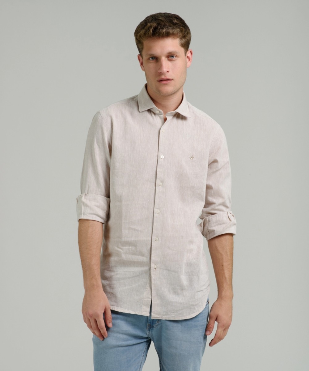 Camisa Milano Lino Melange