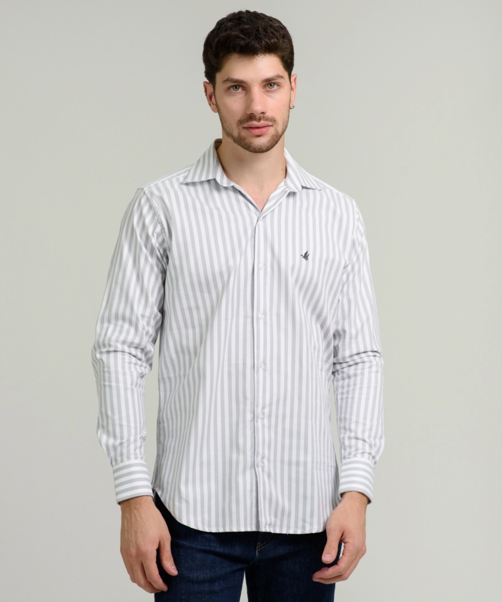 Camisa Milano Stripes Slim Fit