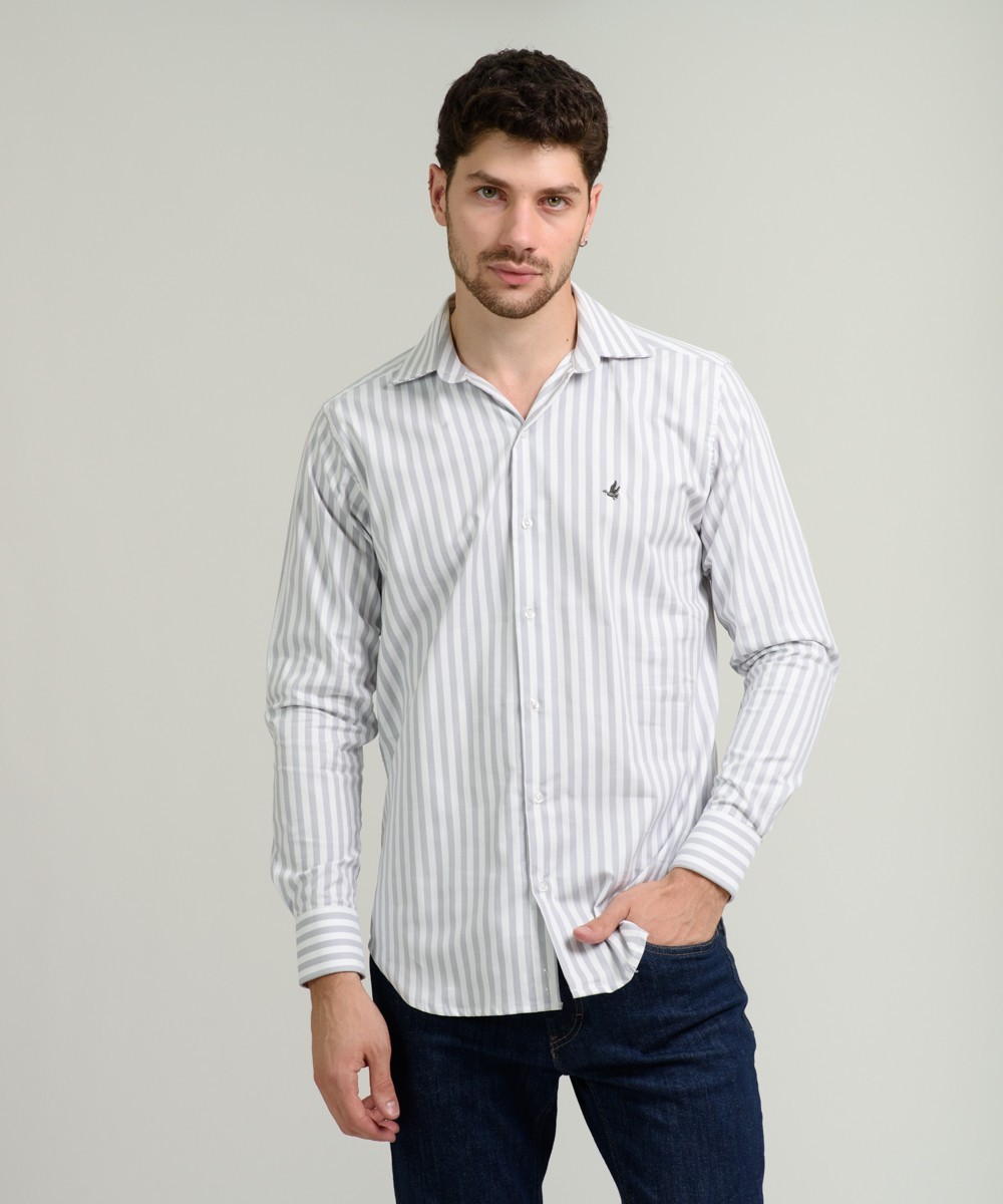 Camisa Milano Stripes Slim Fit