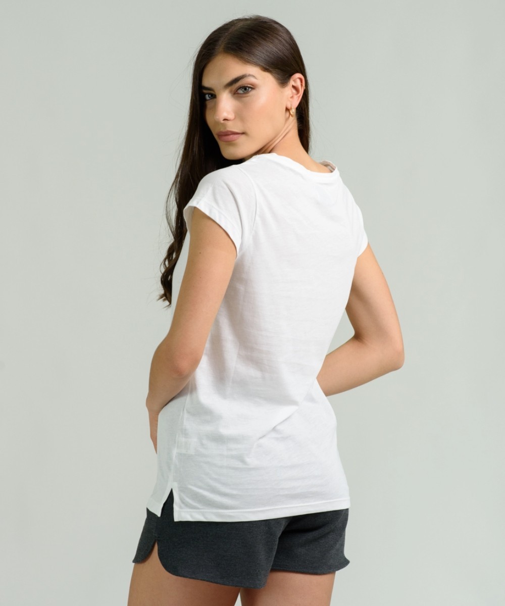 Remera  Joni Embroidery Organic Cotton