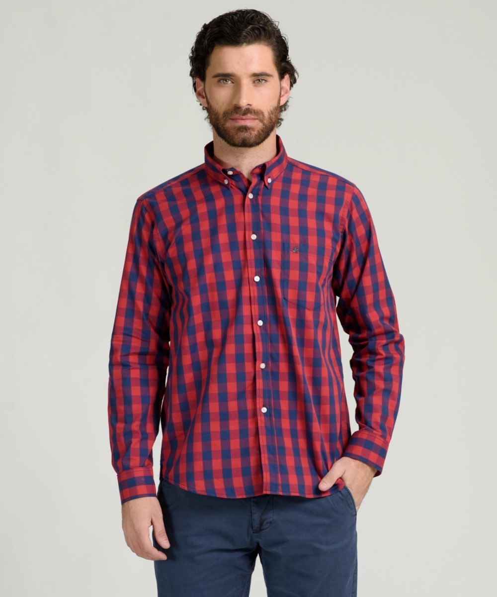 Camisa Brighton Checks Pocket