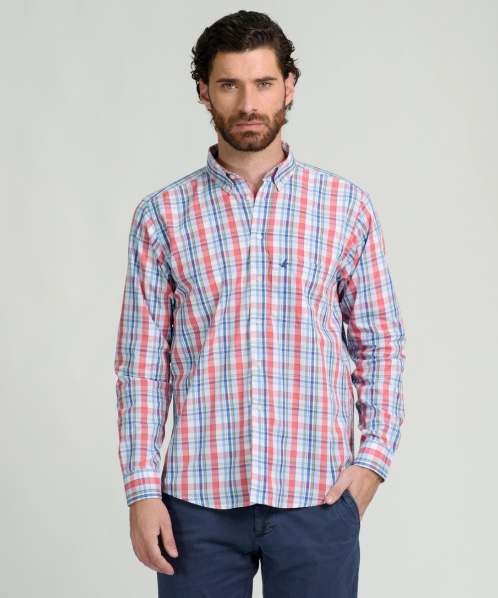 Camisa Brighton Checks Pocket