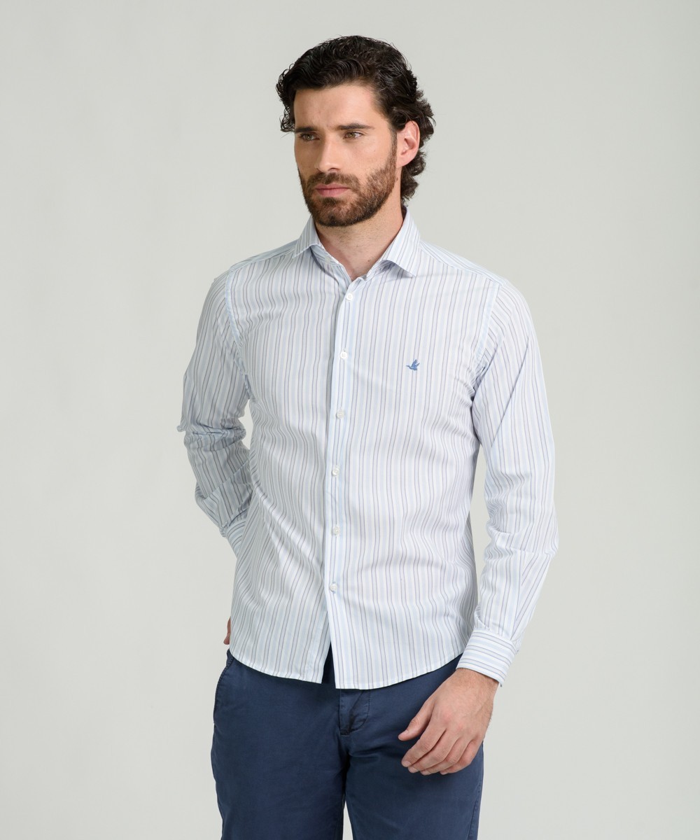 Camisa Milano Stripes Slim Fit