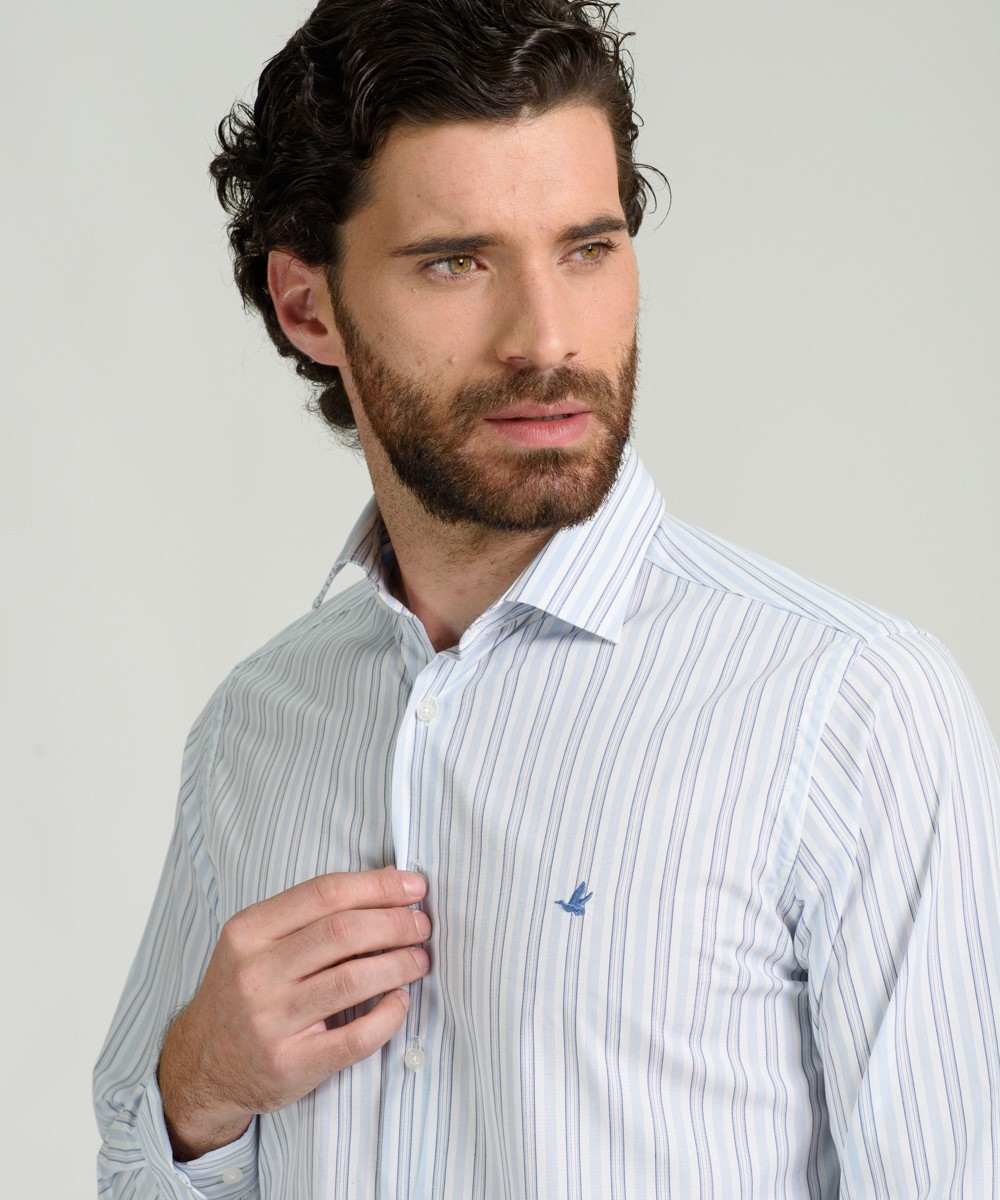 Camisa Milano Stripes Slim Fit