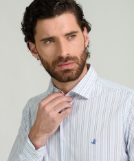 Camisa Milano Stripes Slim Fit