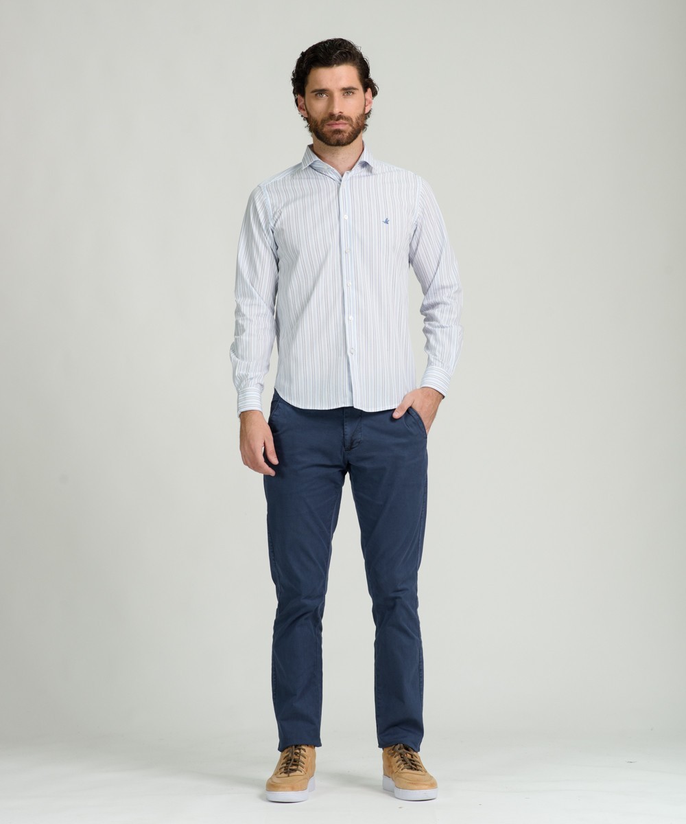 Camisa Milano Stripes Slim Fit