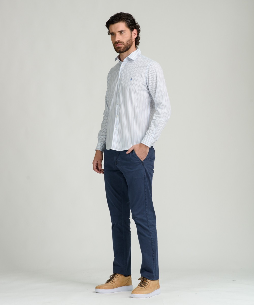 Camisa Milano Stripes Slim Fit