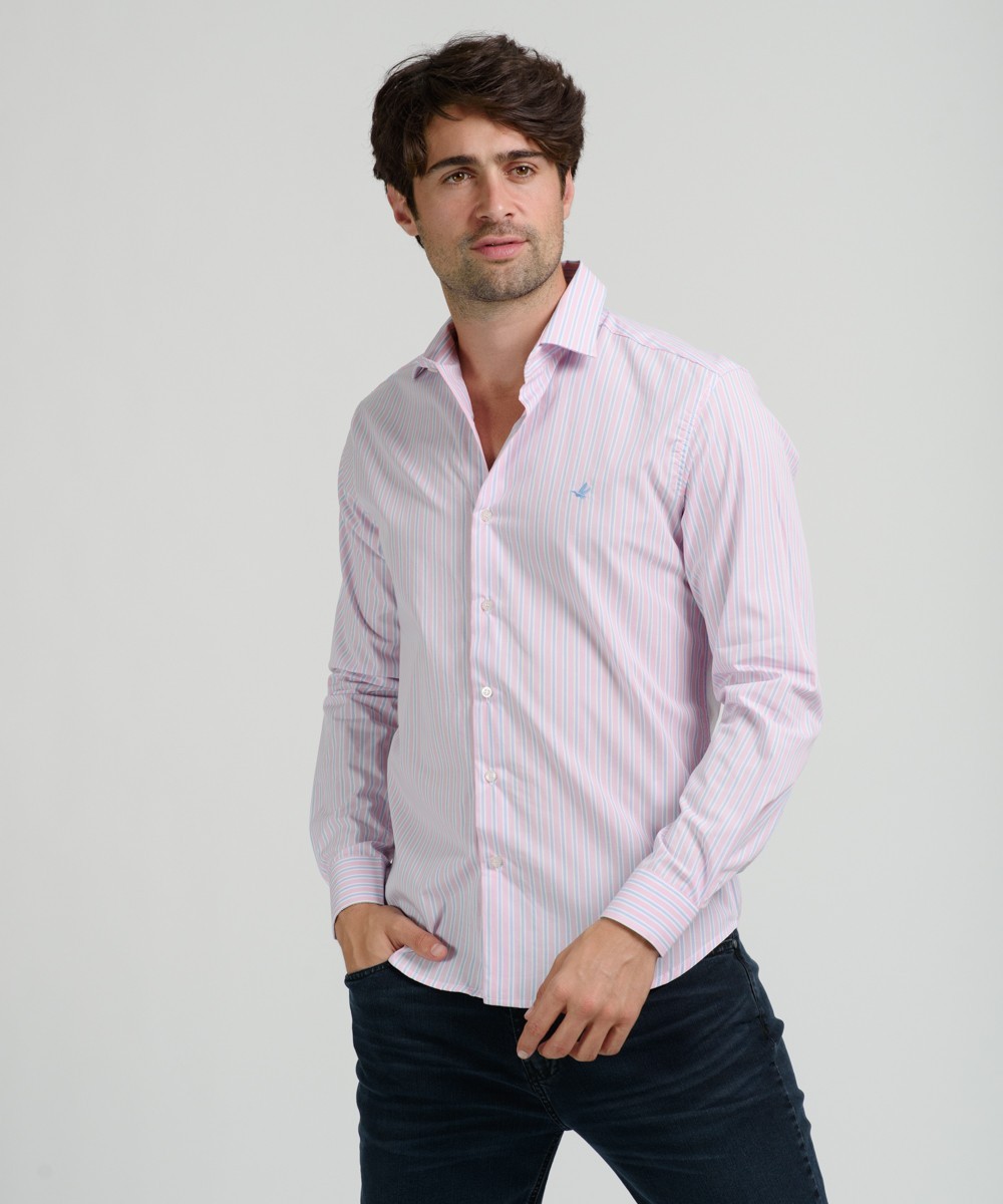 Camisa Milano Stripes Slim Fit