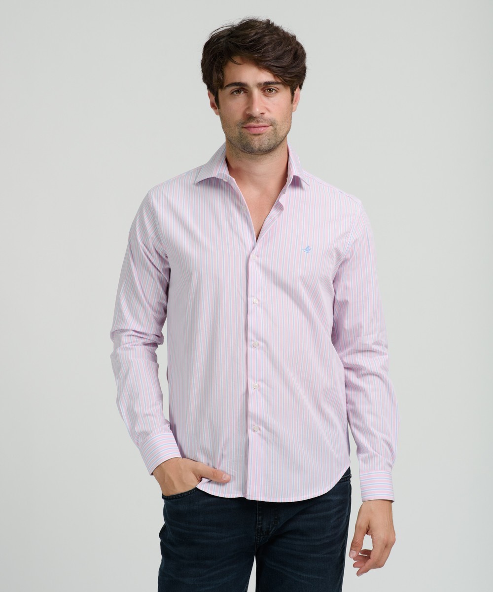 Camisa Milano Stripes Slim Fit