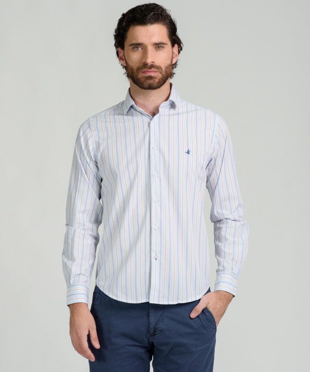 Camisa Milano Stripes Slim Fit