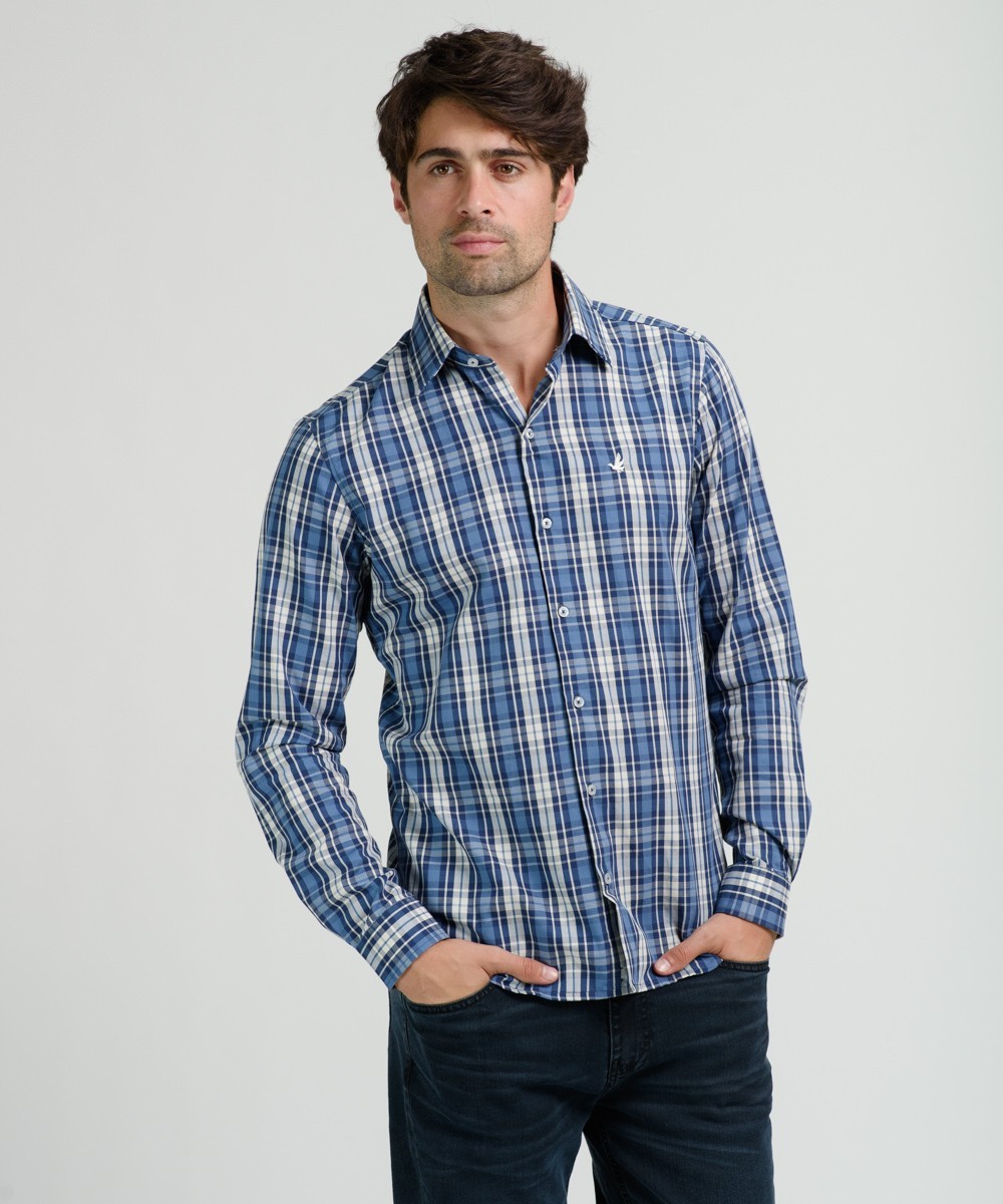 Camisa Milano Checks Slim Fit