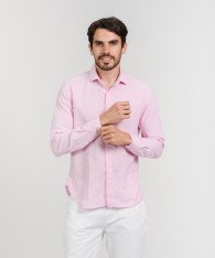Camisa Milano Lino Striped