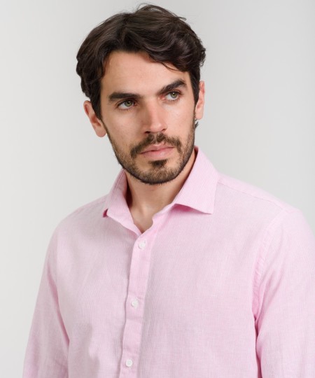 Camisa Milano Lino Striped 2