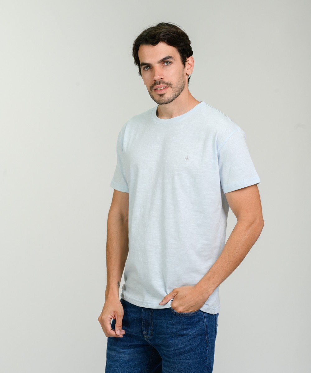 Remera Duck Embroidery Flame