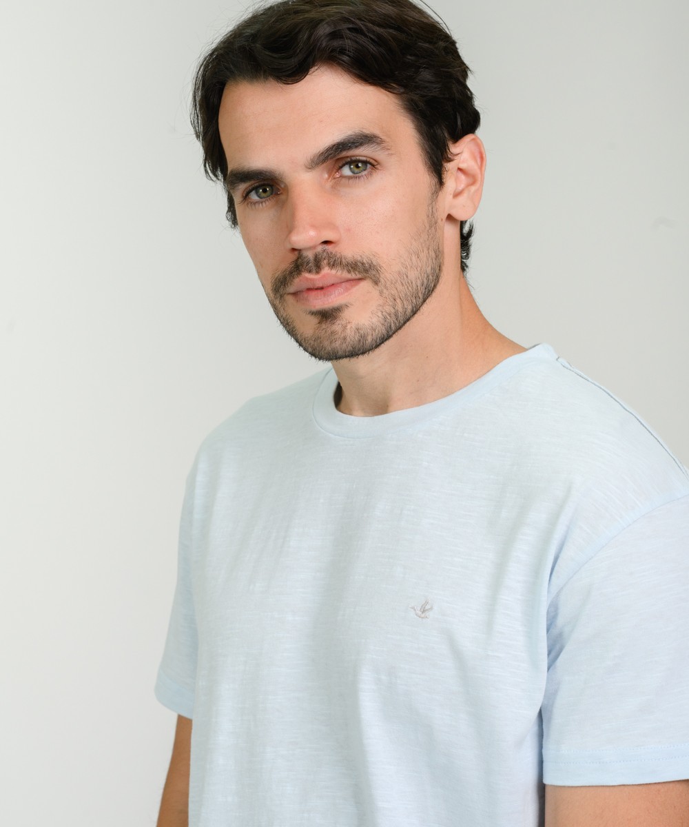 Remera Duck Embroidery Flame