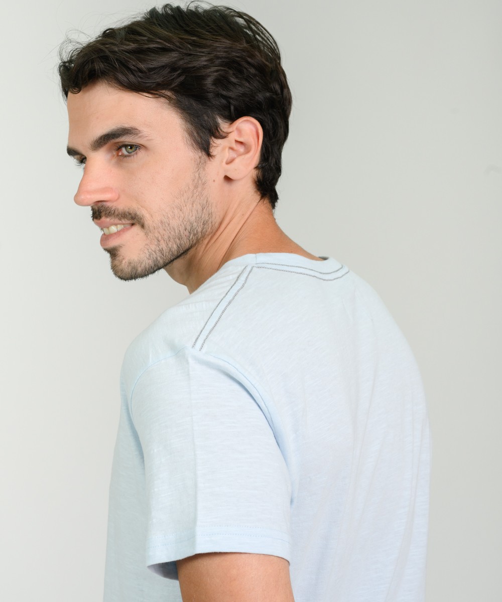 Remera Duck Embroidery Flame