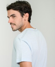 Remera Duck Embroidery Flame