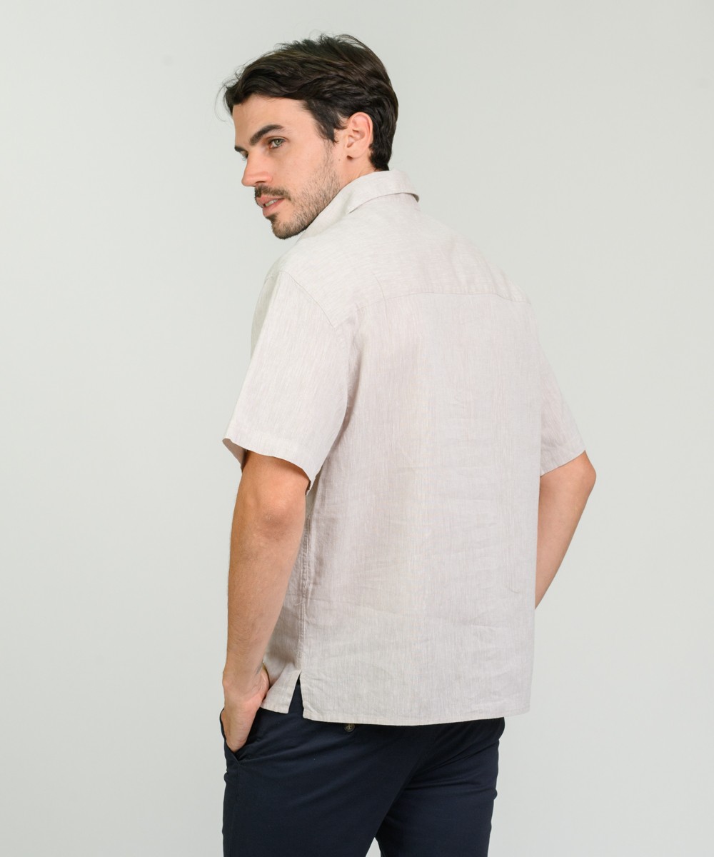 Camisa Trani Oversize Lino