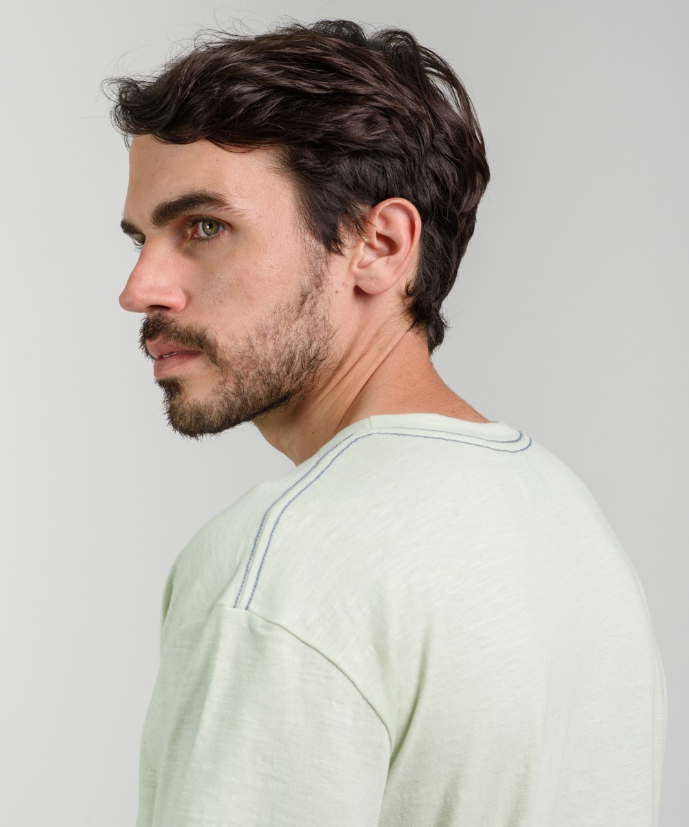 Remera Duck Embroidery Flame