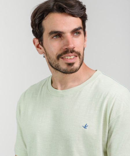 Remera Duck Embroidery Flame 2