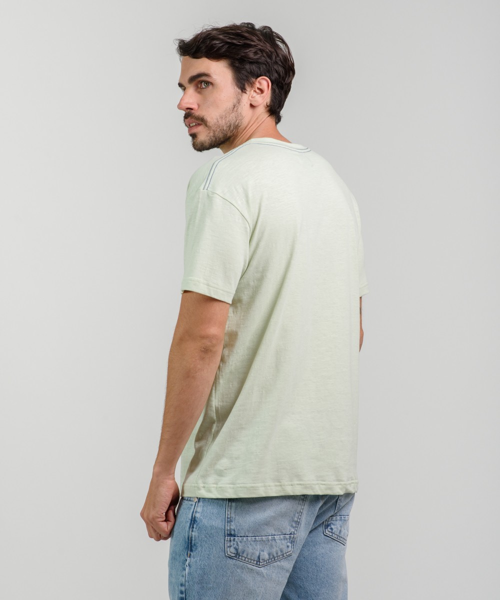 Remera Duck Embroidery Flame