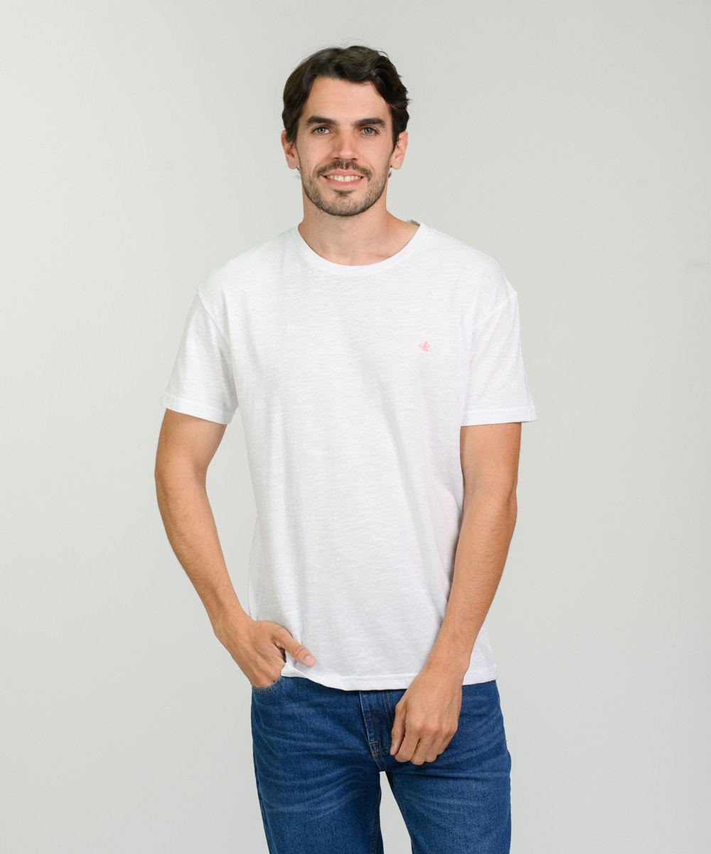 Remera Duck Embroidery Flame