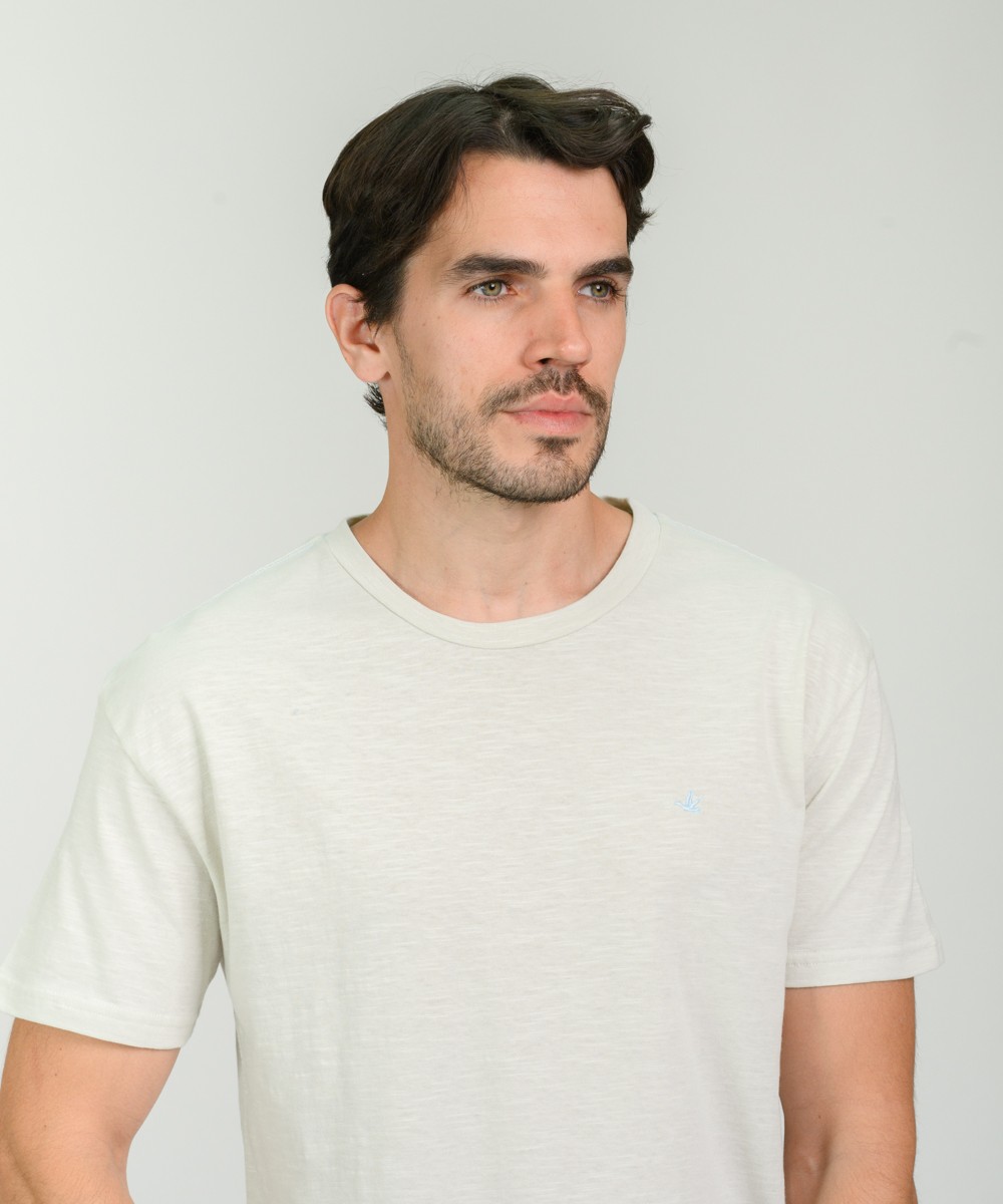 Remera Duck Embroidery Flame