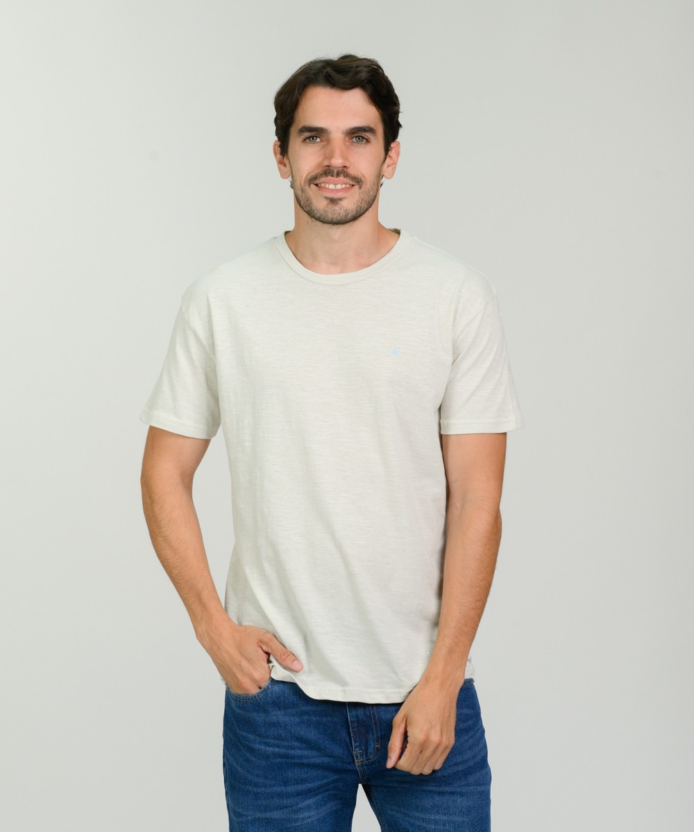 Remera Duck Embroidery Flame