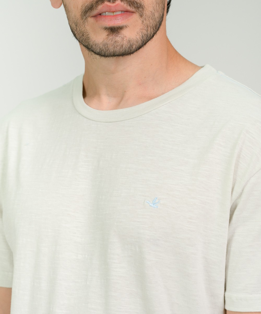 Remera Duck Embroidery Flame