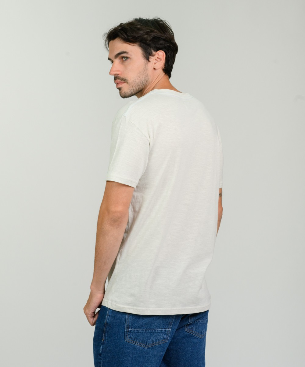 Remera Duck Embroidery Flame