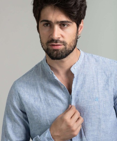 Camisa Mao Lino Striped 2