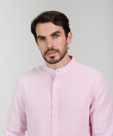 Camisa Mao Lino Striped 2