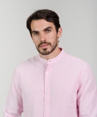 Camisa Mao Lino Striped