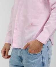 Camisa Mao Lino Striped