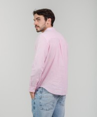 Camisa Mao Lino Striped