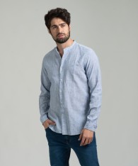 Camisa Mao Lino Striped