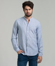 Camisa Mao Lino Striped