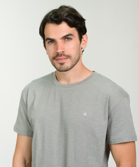 Remera Duck Embroidery Flame 2