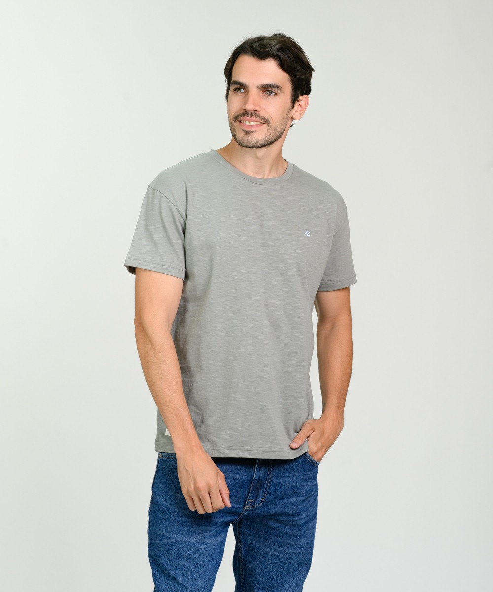 Remera Duck Embroidery Flame