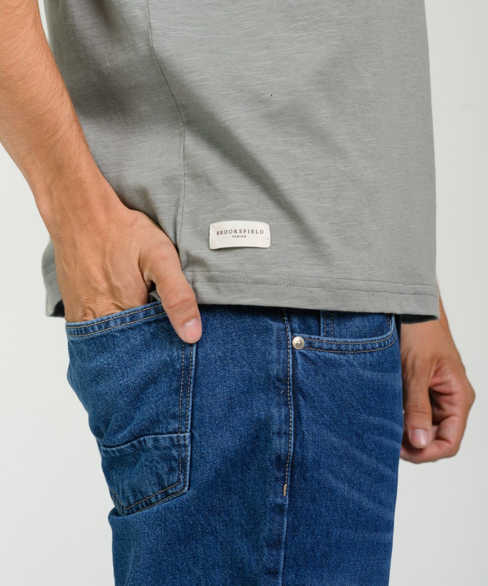 Remera Duck Embroidery Flame