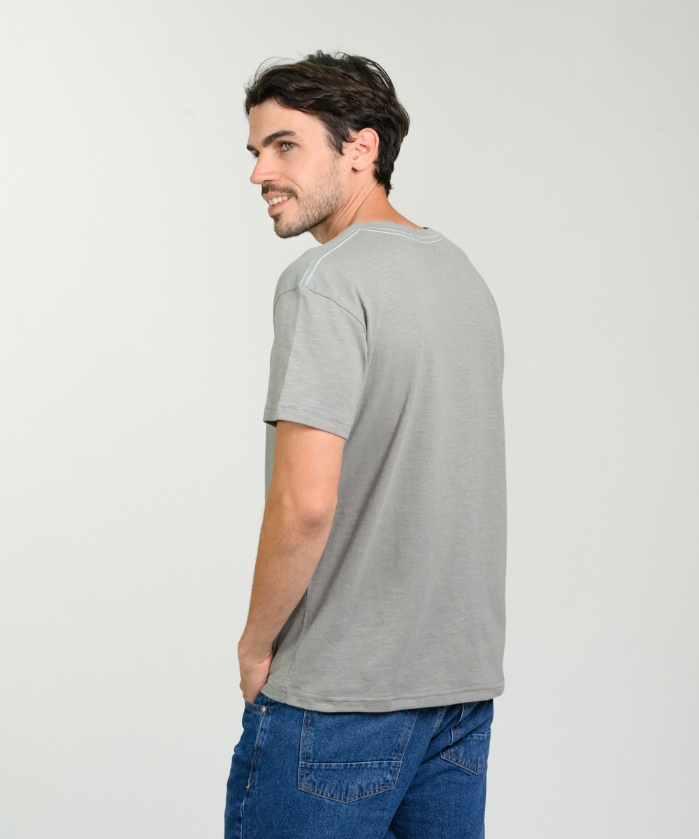 Remera Duck Embroidery Flame