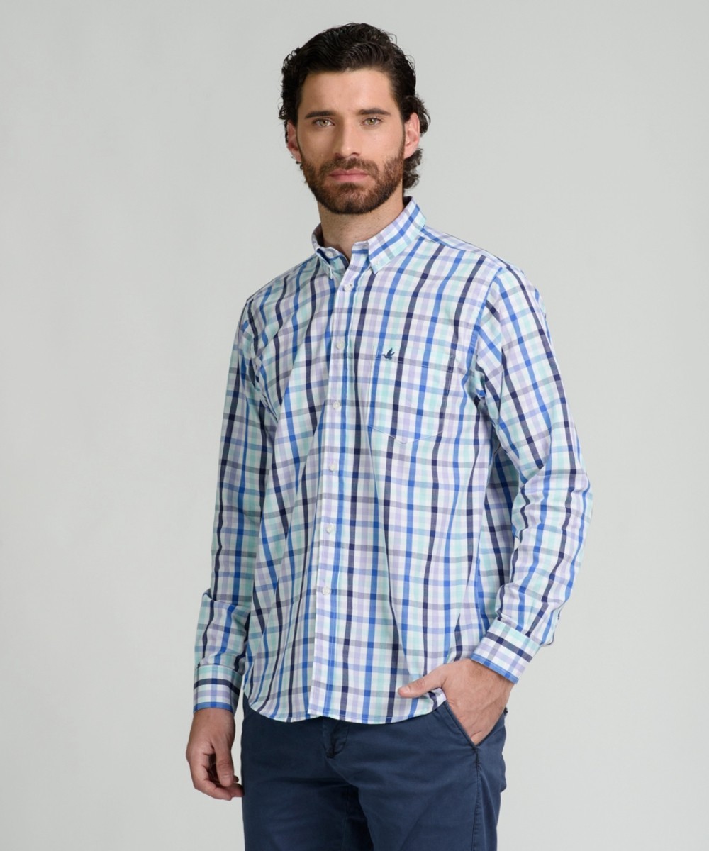 Camisa Brighton Checks Pocket
