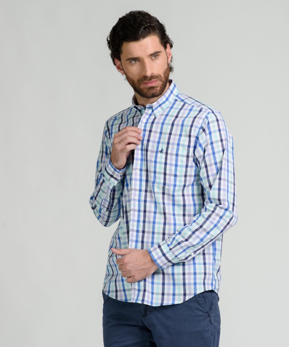 Camisa Brighton Checks Pocket
