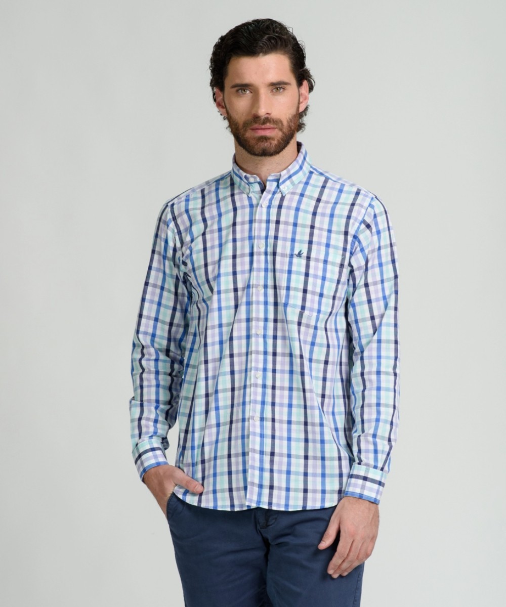 Camisa Brighton Checks Pocket