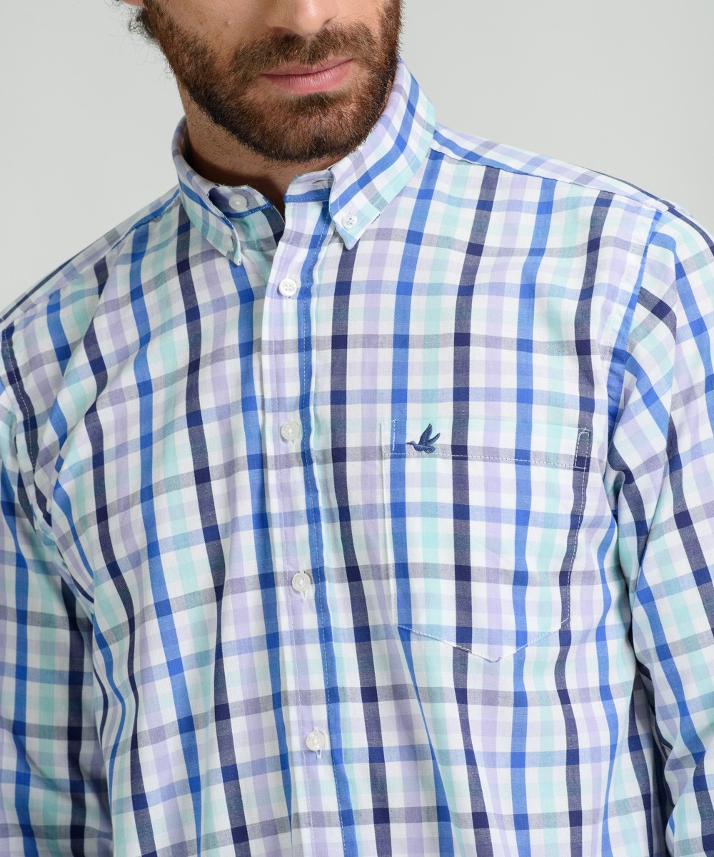Camisa Brighton Checks Pocket