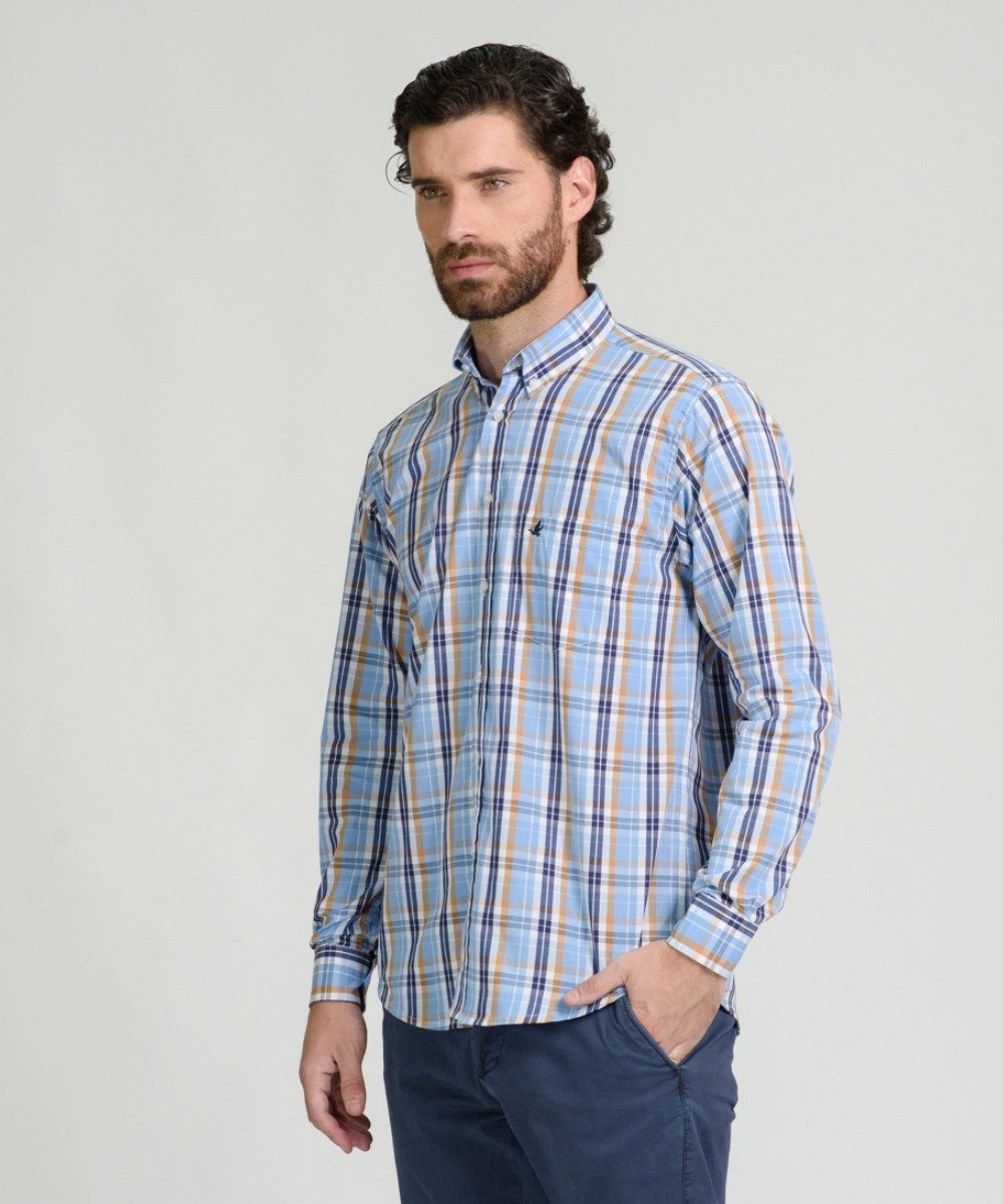Camisa Brighton Checks Pocket