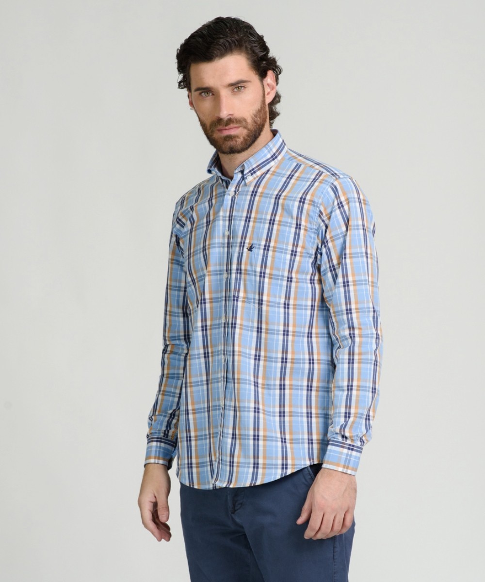 Camisa Brighton Checks Pocket