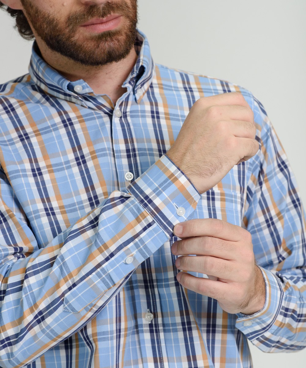 Camisa Brighton Checks Pocket